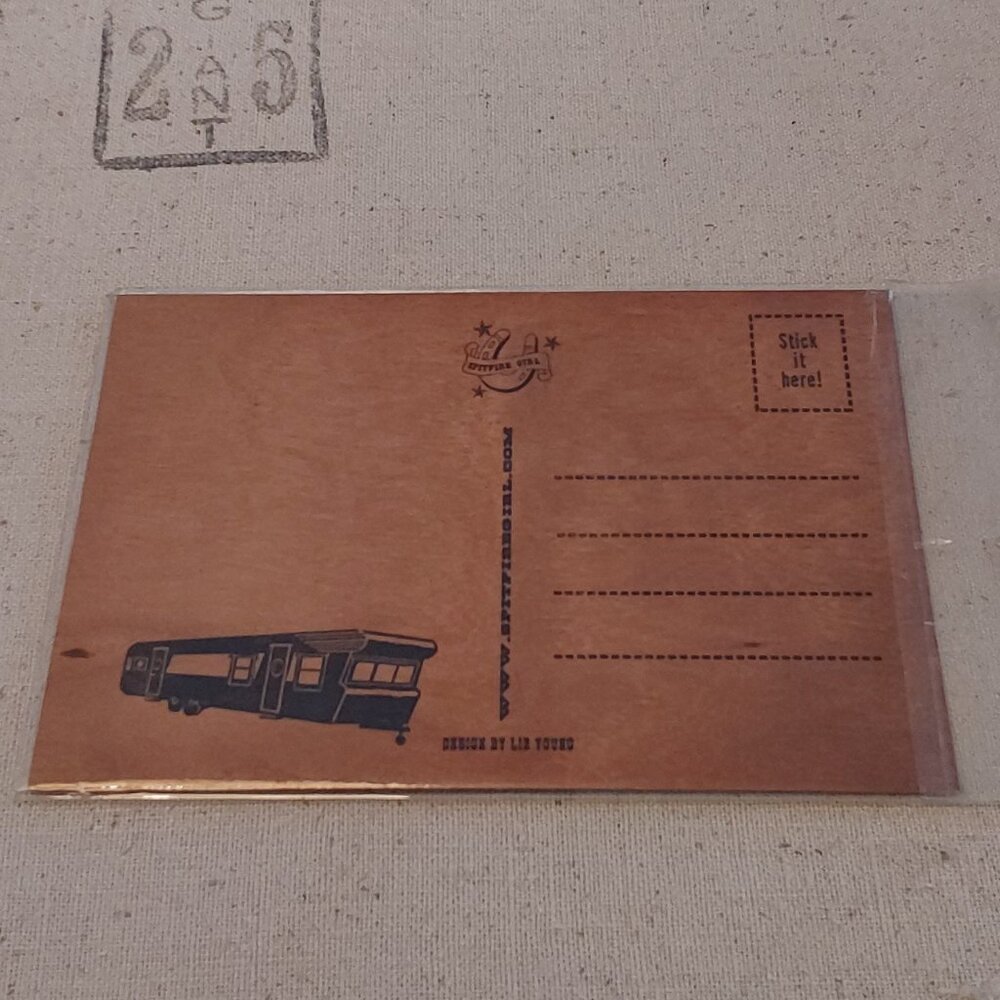 Wood panel postcard - Picture 2 of 2